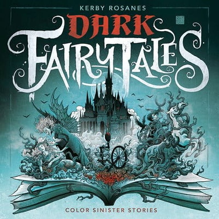 Kerby Rosanes, Dark Fairy Tales Coloring Book, 96 pages - Walmart.com