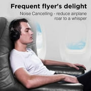 COWIN E7 Active Noise Cancelling Headphones Bluetooth Headphones with Mic Deep Bass Wireless Headphones Over Ear(Black)