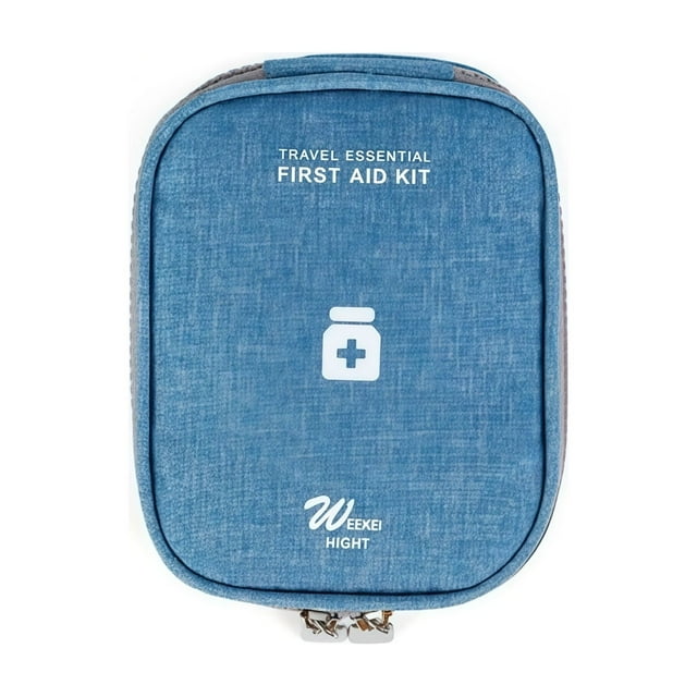 Sac à Outils Portable pour Voyage et Usage Quotidien - Compact 14x11x3cm Tissu Gris Compagnon d'Urgence pour Camping Randonnée Maison et Plus