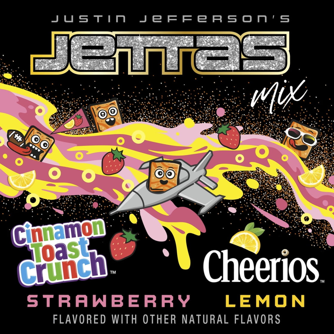 Justin Jefferson Cereal, Cinnamon Toast Crunch Strawberry, Frosted