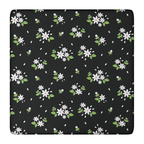 Square Tablecloth with Elastic Edges 36 * 36 Inch Pioneer Waterproof Floral Table Cover Washable Indoor and Outdoor for Party Kitchen Dinner Banquet Patio Picnic