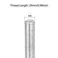 thumbnail image 2 of 30Pack Fully Threaded Rod M8 x 25mm 1.25mm Thread Pitch 304 Stainless Steel Right Hand Threaded Rods Bar Studs, 2 of 6