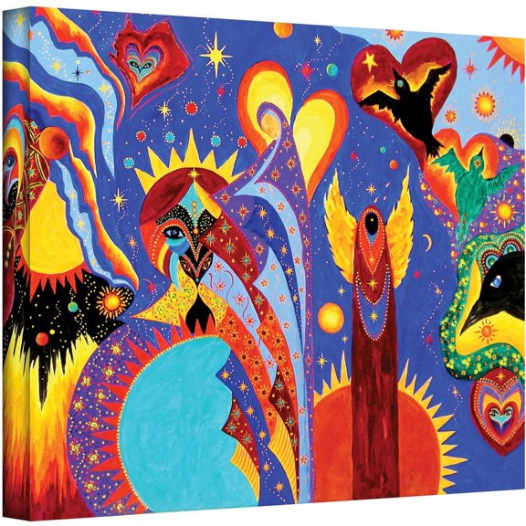 ArtWall Marina Petro "Angelfire" Gallery-wrapped Canvas