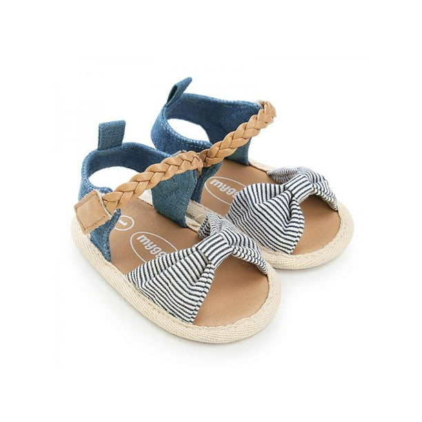 SHEMALL SHEMALL Toddler Girls Bowknot Sandals Kids Beach Shoes Baby