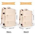 thumbnail image 4 of Large Backpack Women, Men Carry On Backpack,Hiking Backpack Waterproof Outdoor Sports Casual Daypack with Shoe Compartment,L arge Capacity School Bag White, 4 of 7