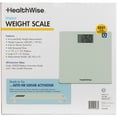 thumbnail image 3 of HealthWise Digital Weight Scale | 438 lbs / 199 kg Capacity | Tempered Glass Auto-On | Quick, Accurate Body Weight Measurements | Measurement Modes: LBS, KG or ST, 3 of 7