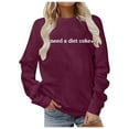 thumbnail image 1 of Chandail en Molleton d'Hiver pour Femmes Mode Festive Imprimé de Noël Col Rond Haut Mignon à Capuche Chandails en Molleton Confortables pour Femmes Chandails en Molleton à Capuche pour Femmes Dames Chandails en Molleton pour Filles Softball Échauffement, 1 of 5