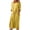 Yellow, variant on Joernso Women Vintage Solid Color Long Sleeve O Neck Pockets Maxi Dress Tunic Kaftan