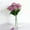 Gray, variant on Wedding Artificial Flower Bouquet 6 Heads Simulation Floral Arrangement,Realistic Silk Look Lifelike Color Maintenance Free,Table Centerpiece Hall Decoration for Party Bridal Shower Home Decor-Pink