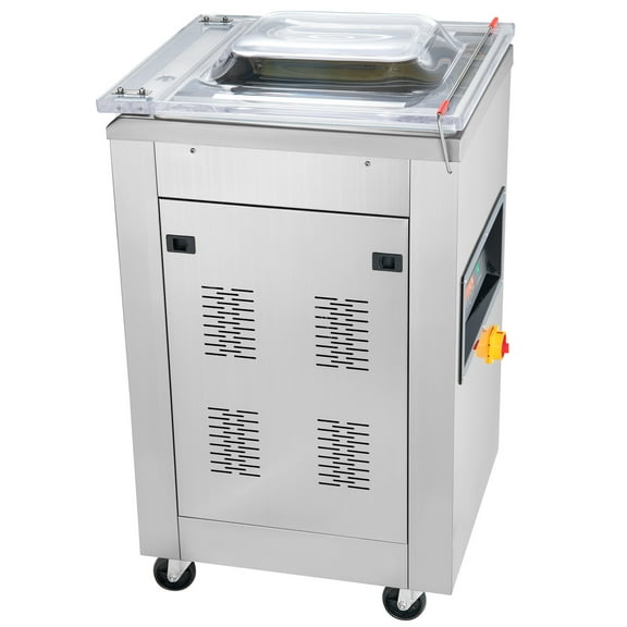 KFFKFF Chamber Vacuum Sealer, 900W Power, Vacuum Packing Machine for Liquids, Meats, Marinades, and More, Compact Design with 15.7 in Sealing Width, Suitable for Home and Commercial Kitchens
