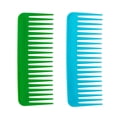 thumbnail image 1 of Peine para desenredar el cabello Ormromra, grande, 2 uds, dientes anchos, cabello rizado, seco y húmedo, sin mango, 1 of 5