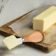 thumbnail image 5 of WUXICHEN Wooden Handle Stainless Steel Butter Knife Cheese Cheese Knife Spatula Household Cheese Knife, 5 of 5