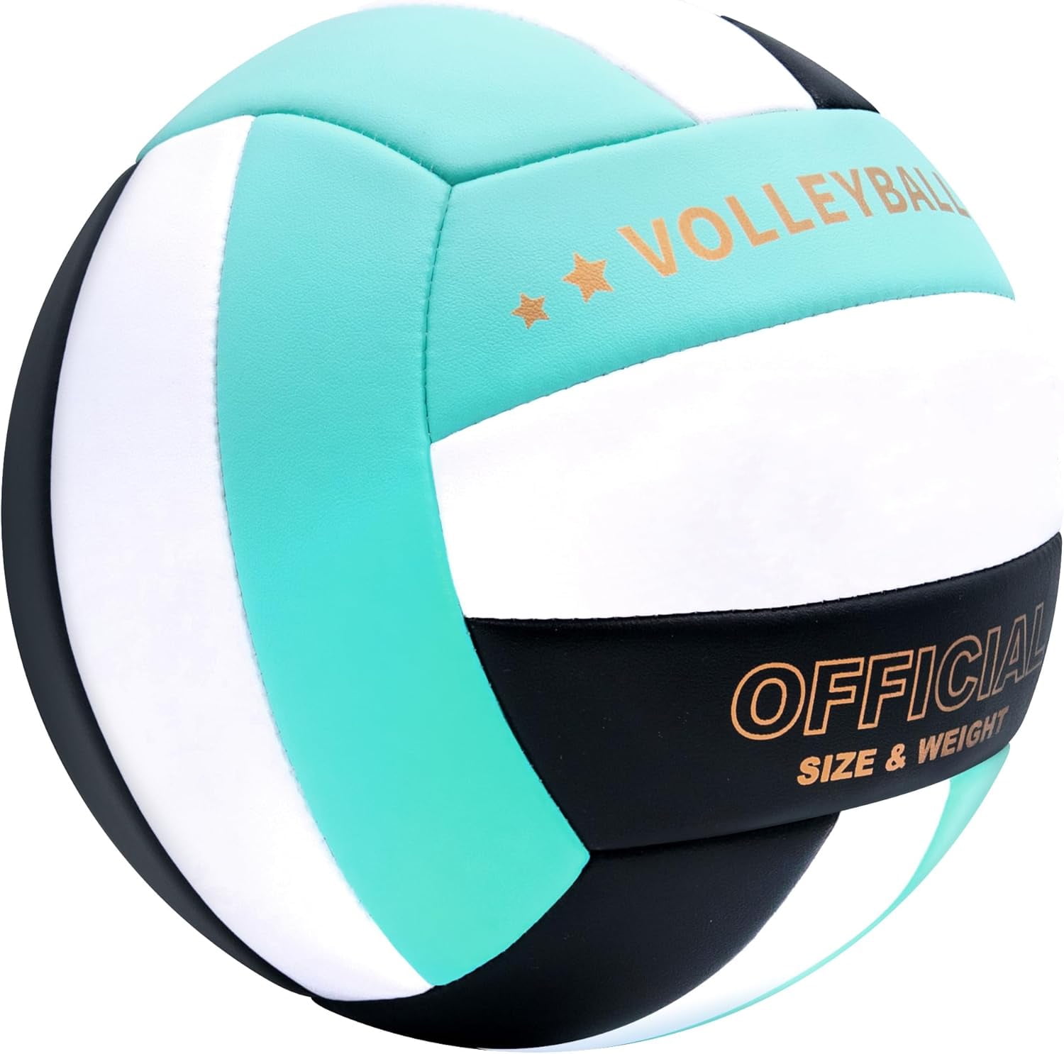 Soft Volleyball Ball Official Size for Indoor Outdoor Beach Pool Game Play Team Training Practice PU Leather Volley Balls