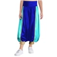 thumbnail image 2 of inhzoy Boys Arabian Prince Kids Satin Trousers Party Bell Bottoms Outfit Sky Blue 16, 2 of 5