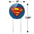 thumbnail image 2 of Acrylic Superman Classic S Shield Logo Cake Topper Party Decoration for Wedding Anniversary Birthday Graduation, 2 of 7
