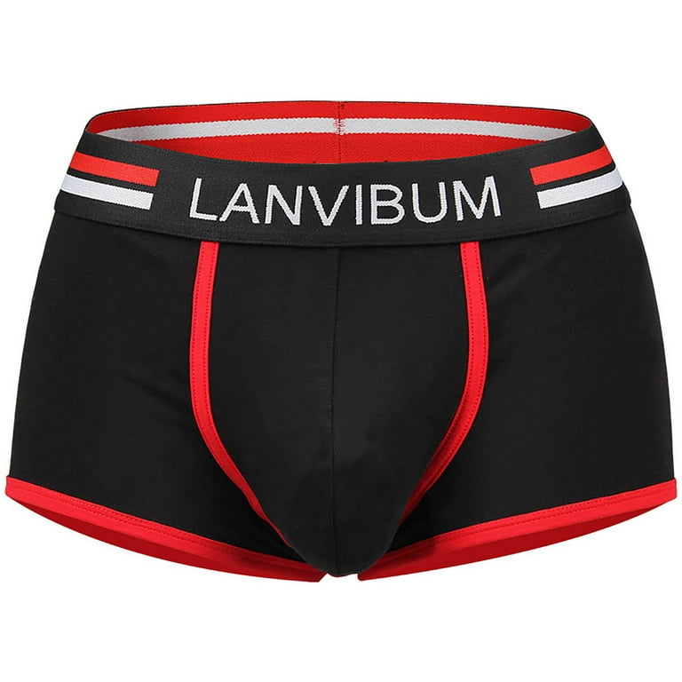 Kayannuo Cotton Underwear For Men Christmas Clearance Fashion Men's Boxer  Briefs Shorts Soft Cotton Underwear Bulge Pouch Underpants 