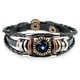 thumbnail image 2 of Pulseras para mujer, regalos para mujer, pulsera de 12 constelaciones, pulsera de cuerda de cuero, pulsera de cuerda tejida a mano para hombre y mujer, pulsera de cadena punk., 2 of 2