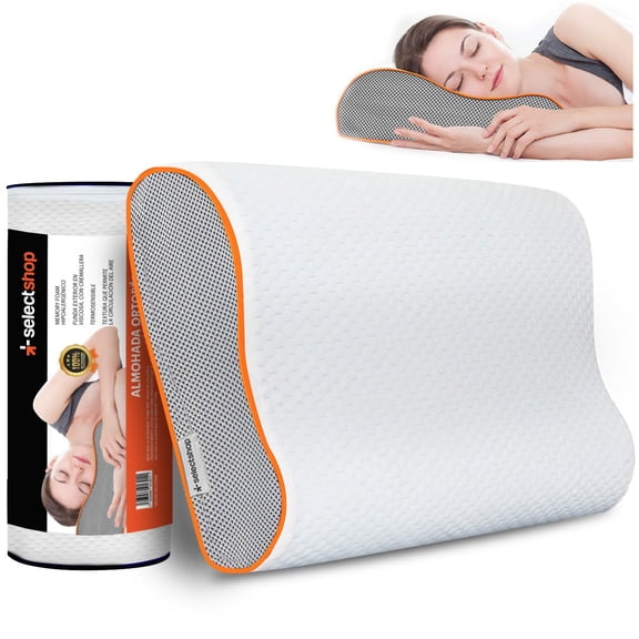 Almohada Memory Foam Estándar Gel Ajustable Suave Cómoda Moldeable Cojin Comodo Para Dormir