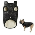 thumbnail image 5 of Pet Vest Dog Jacket Warm Dog Clothes Easy to Take On and Off Thicken Lightweight Black, 5 of 8