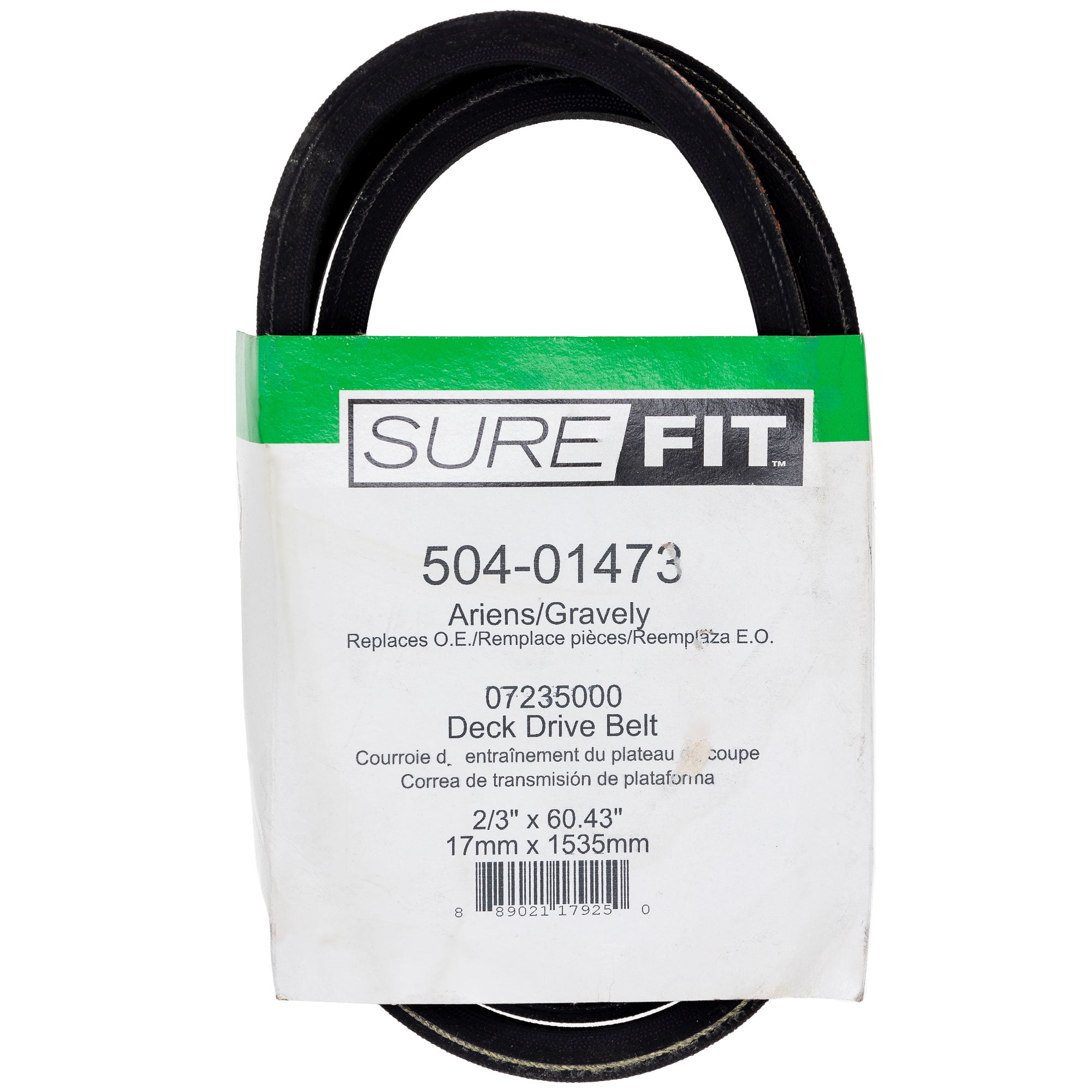 SureFit Pump Drive Belt 103-4569 Exmark 60