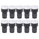thumbnail image 1 of 10Pcs AD16?22DS LED Signal Light White High Brightness Indicator Equipment AccessoryAC220V, 1 of 5