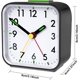 thumbnail image 3 of Reloj despertador analógico, diseño absolutamente silencioso sin tictac para un sueño tranquilo, funciona con pilas y tiene función de repetición, tamaño compacto para viajar fácilmente, pantalla, 3 of 5