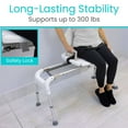 thumbnail image 6 of Vive Adjustable Sliding Shower Chair & Tub Transfer Bench – Ideal for Seniors, Post-Surgery & Enhanced Stability, 6 of 10