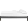 thumbnail image 2 of Modern Contemporary Urban Design Bedroom Full Size Platform Bed Frame, Fabric, Grey Gray, 2 of 5