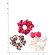 Hello Kitty Tween Girl's Scrunchie Set 3-Pack with Soft Stretchable Fabric