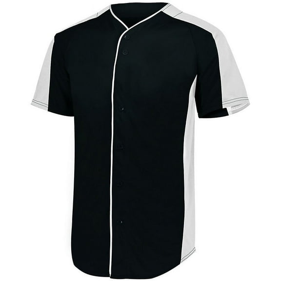 Augusta sportswear Men's Full Button Baseball Jersey - 1655