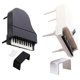 thumbnail image 3 of 2 juegos de micro piano, modelo de piano en miniatura para casa, accesorio de piano, mini piano para casa, silla decorativa, 3 of 8