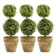 thumbnail image 1 of 3X ÁRboles de Plástico Artificial en Macetas Planta en Maceta Decoración JardíN Patio Interior Al Aire Libre Patrón: Dos Bolas, 1 of 5