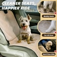 thumbnail image 2 of Dog Front Seatflex Seat Protector for Dog Car Cover for Pet Front Single Bucket Captain Chair Protector Grey, 2 of 6