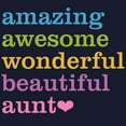 thumbnail image 3 of CafePress - Amazing Aunt Sweatshirt (Dark) - Classic Crew Neck Sweatshirt, 3 of 4
