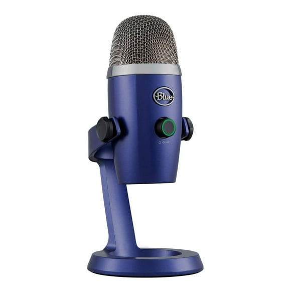 Logitech for Creators Blue Yeti Nano USB Microphone for Gaming, Streaming, Podcasting, Twitch, YouTube, Discord, Recording for PC and Mac, Plug & Play -Vivid Blue