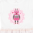 thumbnail image 4 of Inktastic Robotics Girl Robot Gear Girls Toddler Dress, 4 of 5