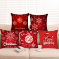 thumbnail image 1 of Fiudx Liquidación De Ahorros De Verano Funda De Almohada De Piel De Melocotón De Algodón Navideño, Funda De Cojín, Decoración Del Sofá Del Hogar, 1 of 1