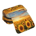thumbnail image 4 of Disketp Beautiful Golden Sunflower Field Estuche de Lápices de Doble Capa con Tapa Abatible y Cremallera, Organizador Escolar para Adolescentes y Adultos, 4 of 7