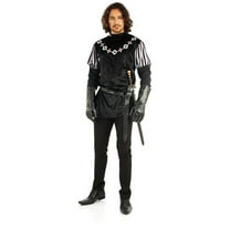 Fun Shack Mens Sheriff of Nottingham Costume Robin Hood Villain Book Week Halloween Black L