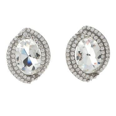 Crystal Clip-On Earrings
