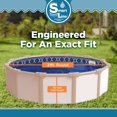 thumbnail image 3 of SmartLine 21' Round Island Tile Unibead Above Ground Swimming Pool Liner, 52" Height, 20 Gauge, 3 of 6