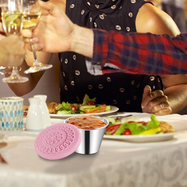 KEUSN Dressing Containers Small Condiment Containers With Lids