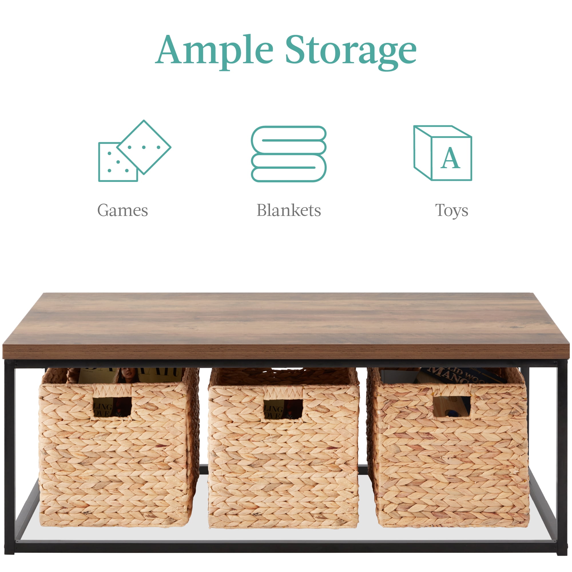 Free Shipping! Best Choice Products 44in Rustic Modern