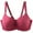 Red, variant on Bmawag Underwire Bras for Women Plus Size Adjustable Shoulder Straps Lace Bra Underwiree Extra-Elastic Bra Active Yoga Sports Bras Wine 100E
