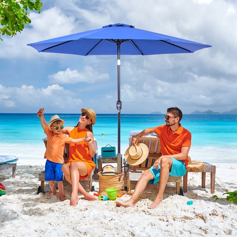 6ft teal patio umbrella The Lean™ - Terylast Seawater SKY5687:0-456-1146-0 Ainfox 7.5ft Patio Umbrella Color:Umbrella Base The included 3.6 ft
