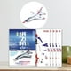 thumbnail image 1 of Modelos de aviones de papel perfke Colecciones F16 5 piezas rompecabezas 3D para decoración de regalos de cumpleaños, 1 of 9