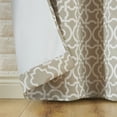thumbnail image 5 of Sun Zero Barnett Trellis Blackout Grommet Curtain Panel, 40"X95", Taupe, 5 of 9