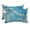 Peacock Blue, variant on Tropical Palm Tree Outdoor Pillows for Chaise Lounge Chair Waterproof Lumbar Pillows with Insert&Adjustable Elastic Strap Beach Headrest Pillow Coastal Plants Vintage Turquoise Pool Pillow 11"x16"