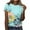 Multicolor, variant on T Shirts for Women Women's Casual Letter Print Pullover Short Sleeve T-Shirt Shirt