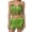 C-Green116, variant on DHFJKG Skirt Set Women 2 Piece Outfits Latin Tango Halter Sparkly Sequin Tassels V Neck Side Tie Crop Top Mini Skirts Party Dance Wear Versatile Outfit